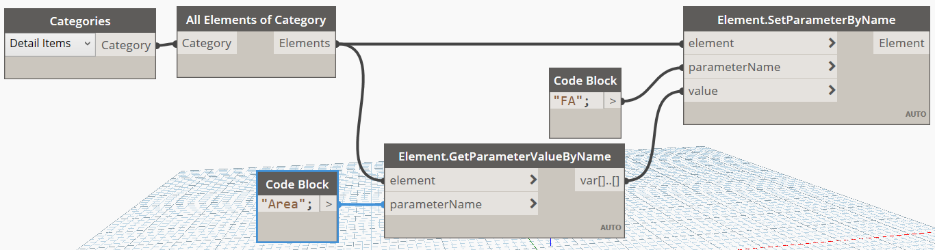 Copy Filled Region Area using Dynamo