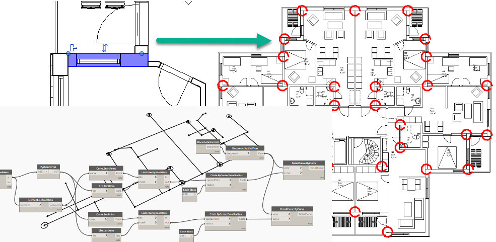 Visualizing Revit Wall Joins with Dynamo